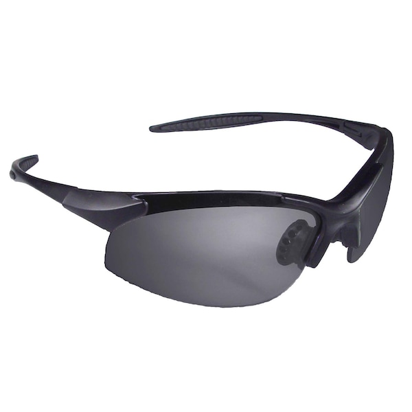 Radians Safety Glasses, Silver Mirror Polycarbonate Lens, Uncoated,  - IN1-60