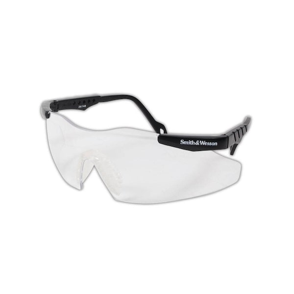 Jackson Safety Safety Glasses Uncoated, Clear Lens, 1 PR - 19799