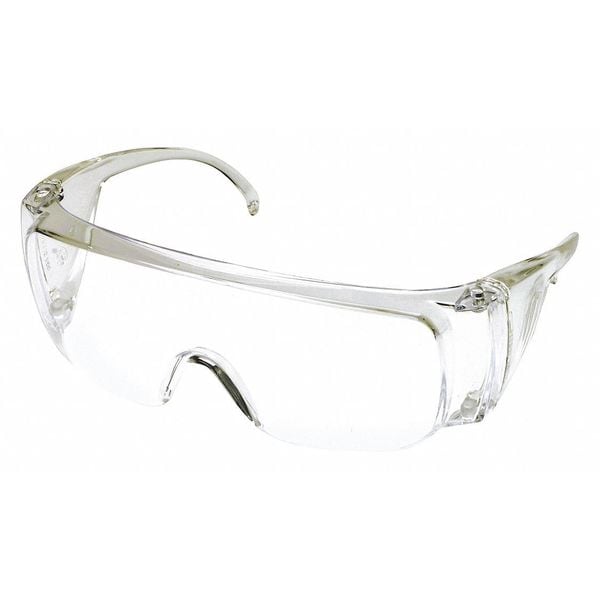 Mcr Safety Yukon, Safety Glasses Uncoated, Clear Lens, Full-Frame - 9800B