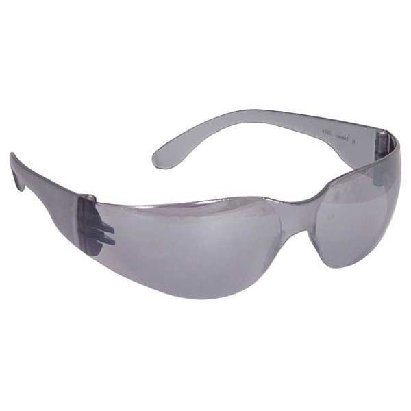 Radians Mirage, Safety Glasses Uncoated, Gray Mirror Lens, Frameless, Wraparound - MR0160ID