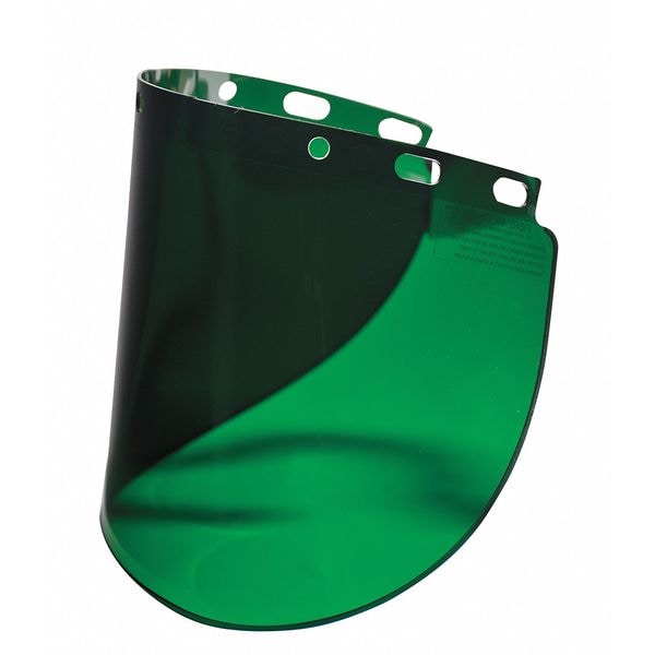 Fibre-Metal By Honeywell Faceshield Visor, Green Visor, Polycarbonate, Uncoated Lens, Green - 4178IRUV5