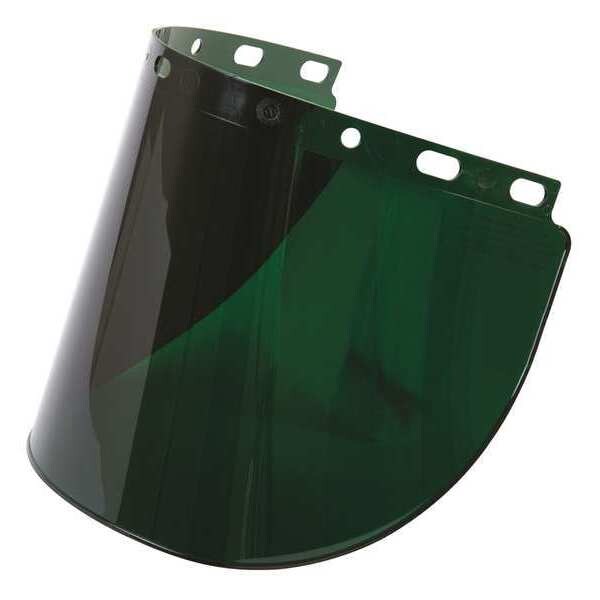 Fibre-Metal By Honeywell Faceshield Visor, Green Visor, Polycarbonate, Uncoated Lens, Green - 4178IRUV5
