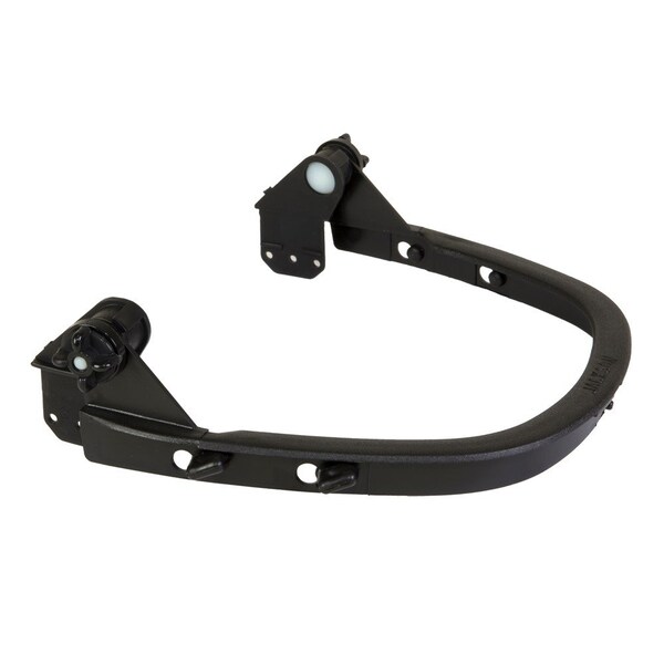 Surewerx Jackson Safety Face Shield Adapter, Dielectric, Plastic, Black, Slotted - 14947