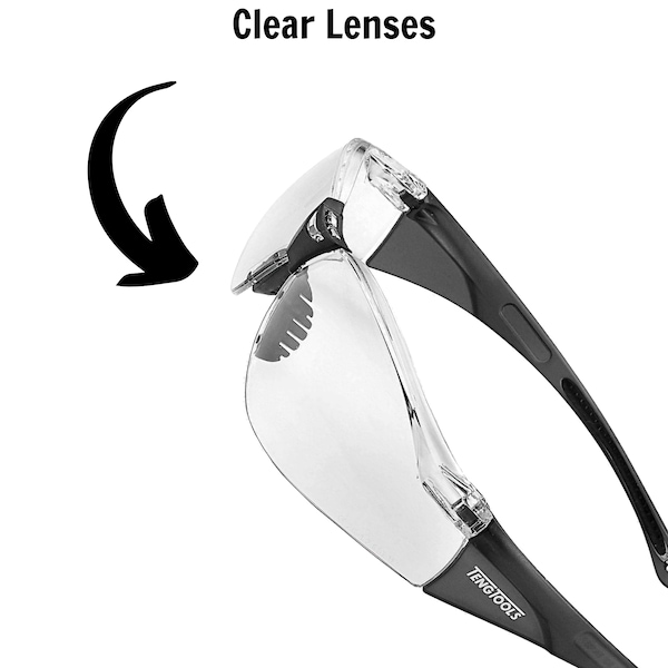 Teng Tools SG713 Clear Lens Sports Inspired Design safety Glasses - SG713