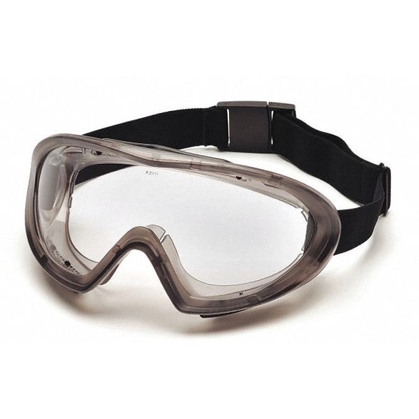 Pyramex Safety Goggles, Anti-Fog, Scratch-Resistant, Clear Lens, Universal - G504DT