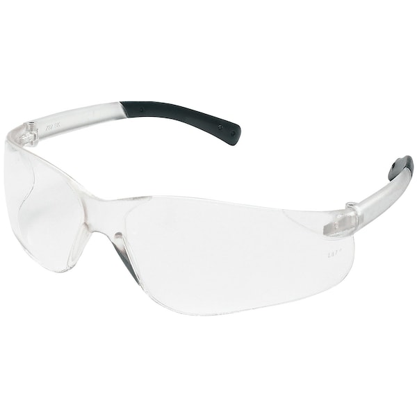 Mcr Safety Glasses, BearKat BK2 Clear Lens, 12PK - BK210