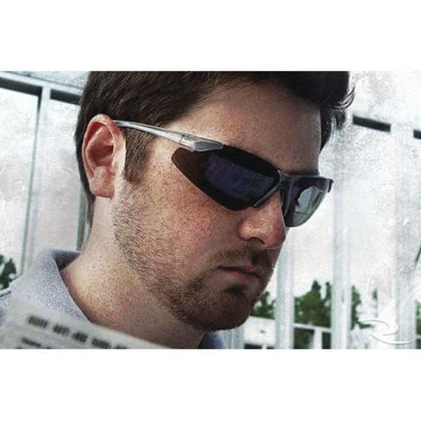 Radians C2(TM) Bi-Focal, Safety Glasses, Anti-Scratch, Clear Lens, Frameless, Wraparound - C2-125
