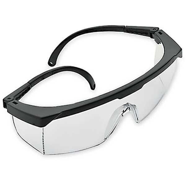 Sellstrom Safety Glasses Anti-Scratch, Smoke Lens, Half-Frame - S76371