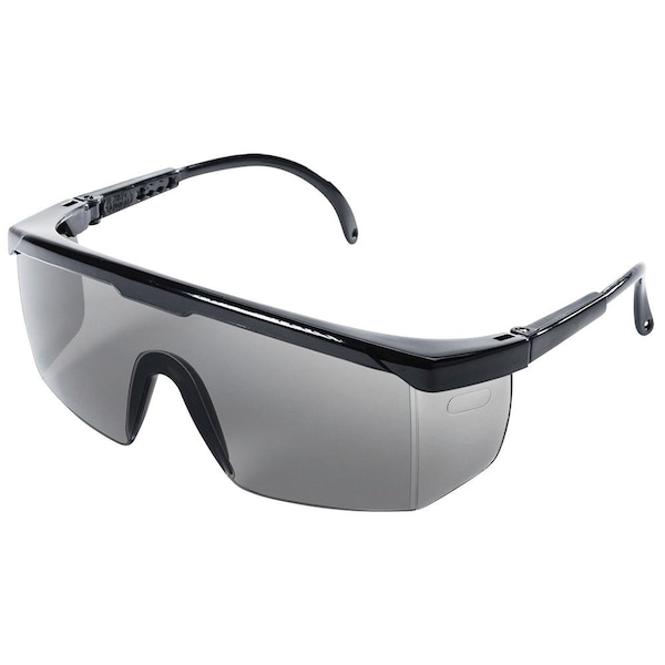Sellstrom Safety Glasses Anti-Scratch, Smoke Lens, Half-Frame - S76371