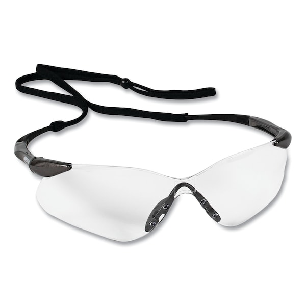 Kleenguard Nemesis VL Safety Glasses, Gunmetal Frame, Clear Anti-Fog Lens, 12PK - KCC29111