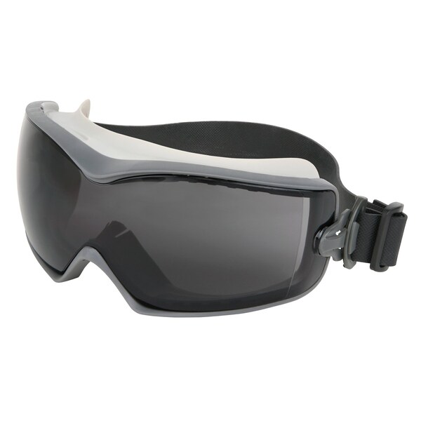 Mcr Safety Glasses, Hydroblast 2 Gray MAX6 Rubber Strap, 12PK - HB1222PF