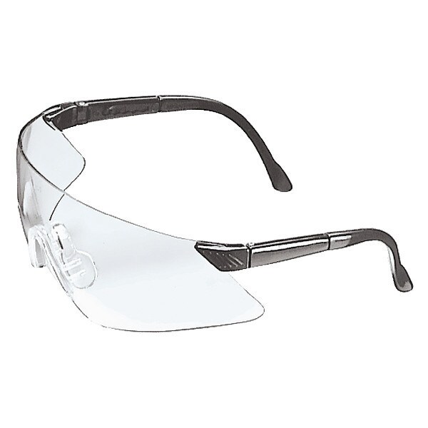 Msa Safety Luxor, Safety Glasses Anti-Scratch, Clear Lens, Frameless - 697516