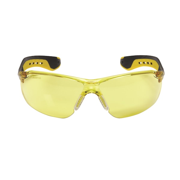 Scotch 3M Safety Glasses Amber Lens Black/Yellow Frame 1 pc - 47013H1-DC