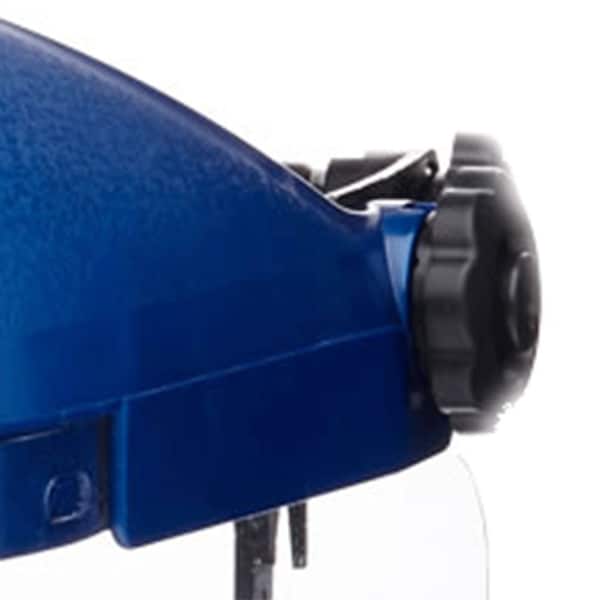 Sellstrom 380 Premium Series Dual Crown Face Shield, Universal Adapter, Acetate, Clear, Anti-Fog - S38240