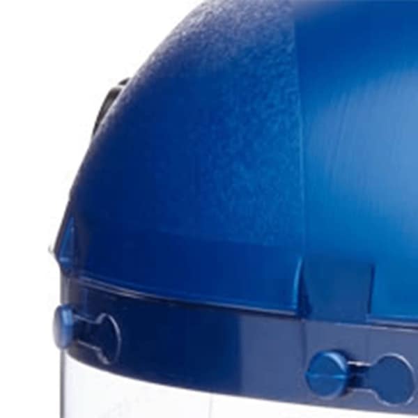 Sellstrom 380 Premium Series Dual Crown Face Shield, Universal Adapter, Acetate, Clear, Anti-Fog - S38240