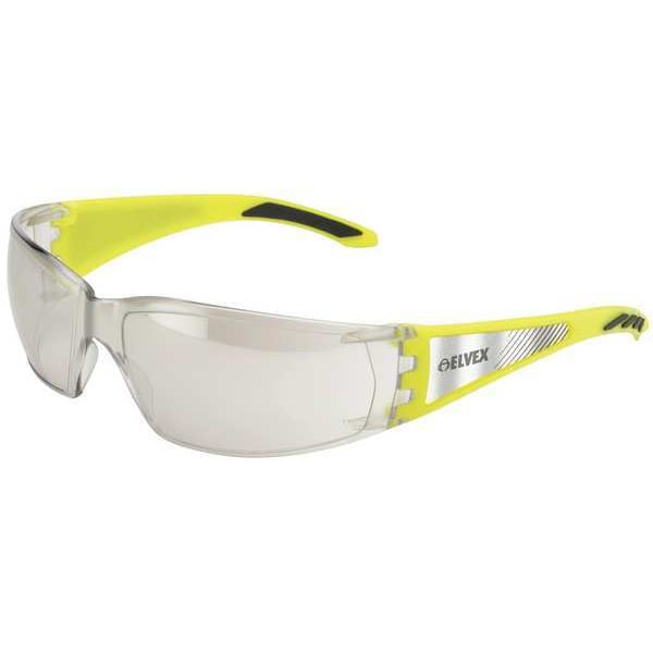 Delta Plus Reflect-Specs, Safety Glasses Anti-Scratch, Light Gray Lens, Frameless, Wraparound - SG-53IO