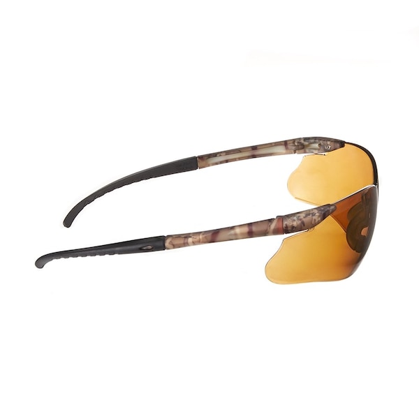 Jackson Safety Safety Glasses Anti-Scratch, Bronze Lens, Frameless - 50031