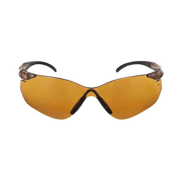 Jackson Safety Safety Glasses Anti-Scratch, Bronze Lens, Frameless - 50031