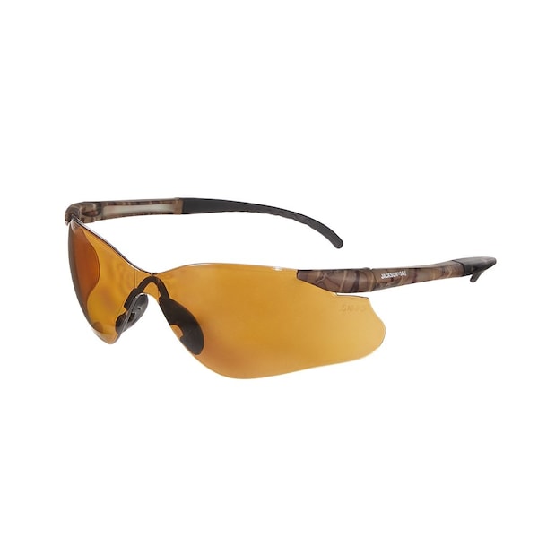 Jackson Safety Safety Glasses Anti-Scratch, Bronze Lens, Frameless - 50031