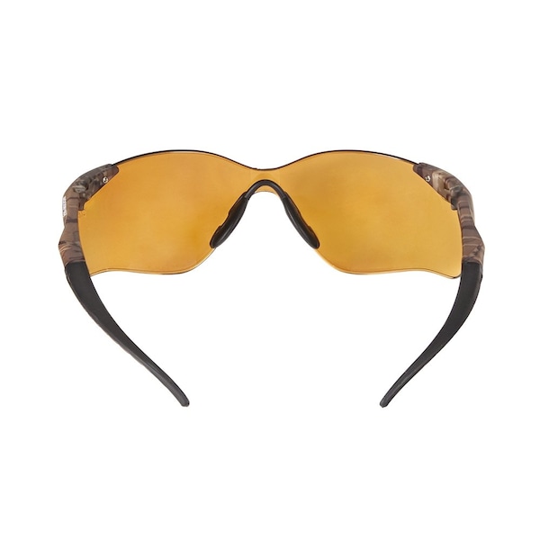 Jackson Safety Safety Glasses Anti-Scratch, Bronze Lens, Frameless - 50031