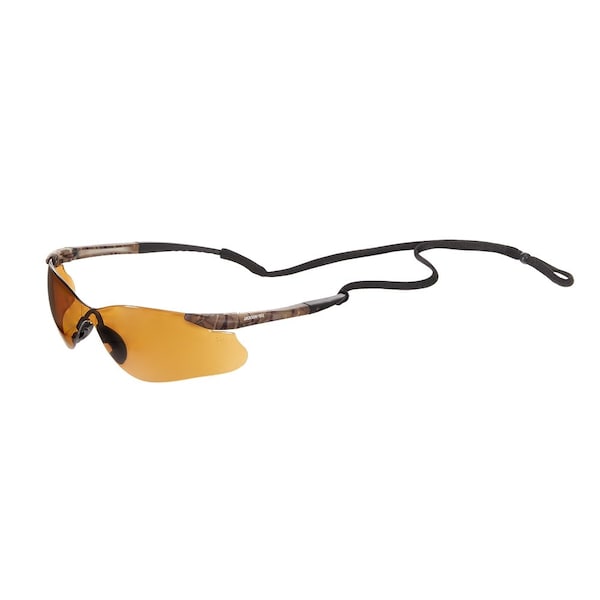 Jackson Safety Safety Glasses Anti-Scratch, Bronze Lens, Frameless - 50031