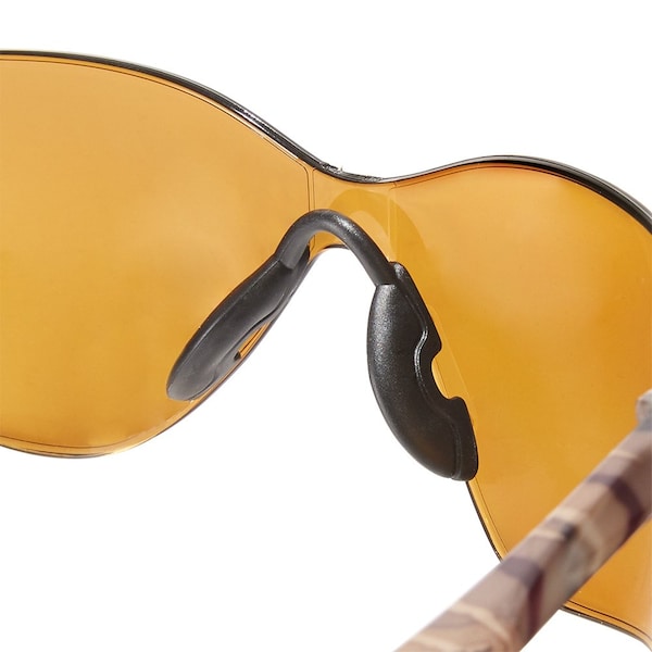 Jackson Safety Safety Glasses Anti-Scratch, Bronze Lens, Frameless - 50031
