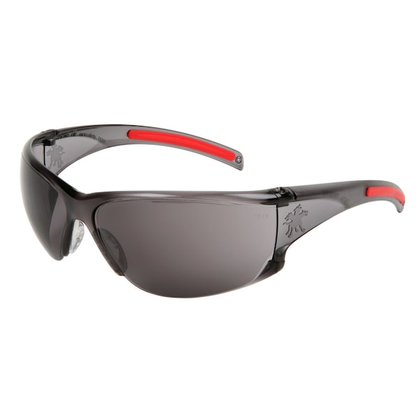 Mcr Safety Glasses, HK1 Gray Lens, 12PK - HK112