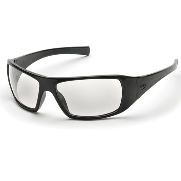 Pyramex Goliath Anti Fog Black Glasses, Clear Lens - SB5610DT