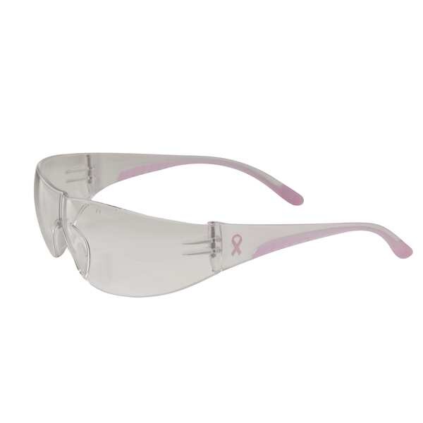 Bouton Optical Eva, Safety Glasses Anti-Fog &  Anti-Scratch, Clear Lens, Frameless, Wraparound - 250-10-0920