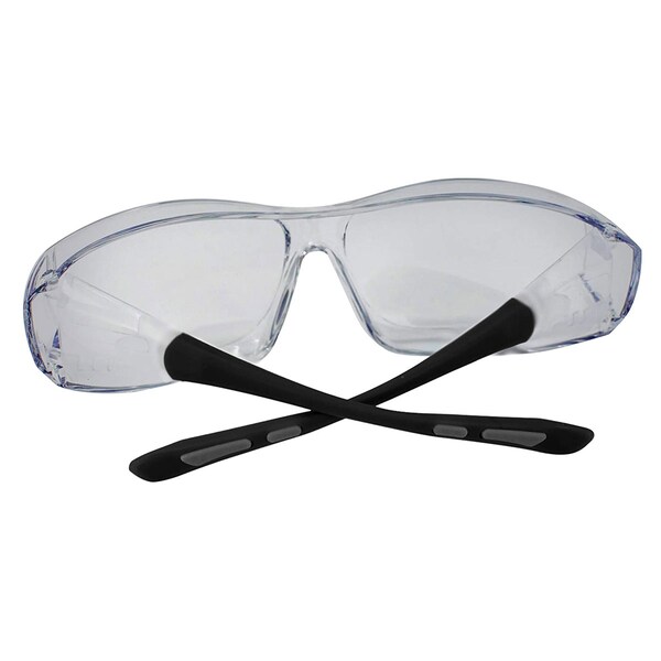 Bison Life PrimeX, Safety Glasses Anti-Fog &  Anti-Scratch, Gray Lens - ZH-PRXSG-GYLBKT-MS14