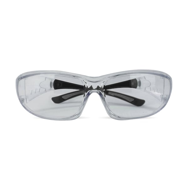 Bison Life PrimeX, Safety Glasses Anti-Fog &  Anti-Scratch, Gray Lens - ZH-PRXSG-GYLBKT-MS14