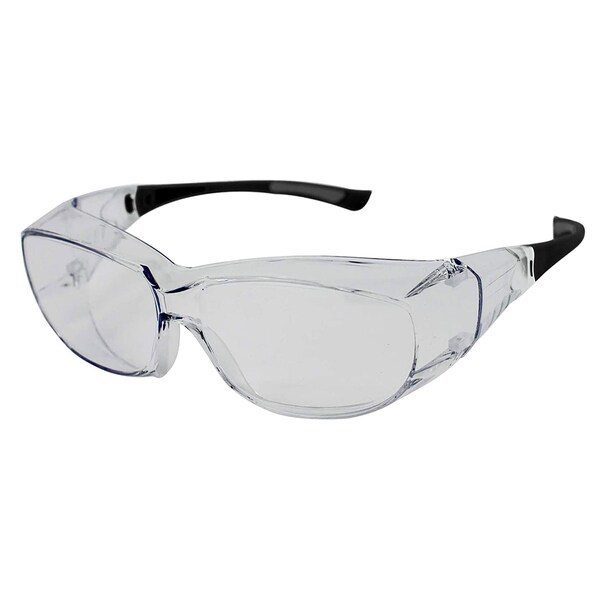 Bison Life PrimeX, Safety Glasses Anti-Fog &  Anti-Scratch, Gray Lens - ZH-PRXSG-GYLBKT-MS14