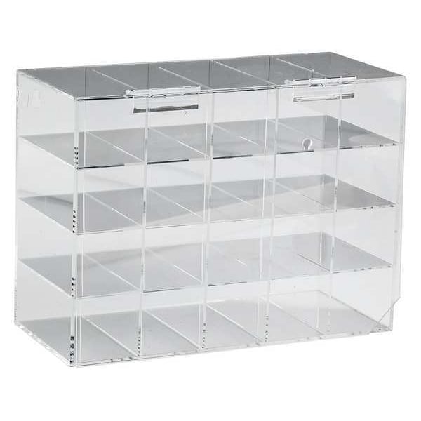 Brady Safety Glasses Holder, 11-3/4in.H, Acrylic - GH20D