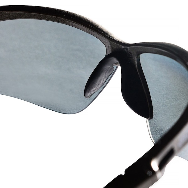 Jackson Safety Safety Glasses Anti-Scratch, Smoke Lens, Half-Frame - 50018