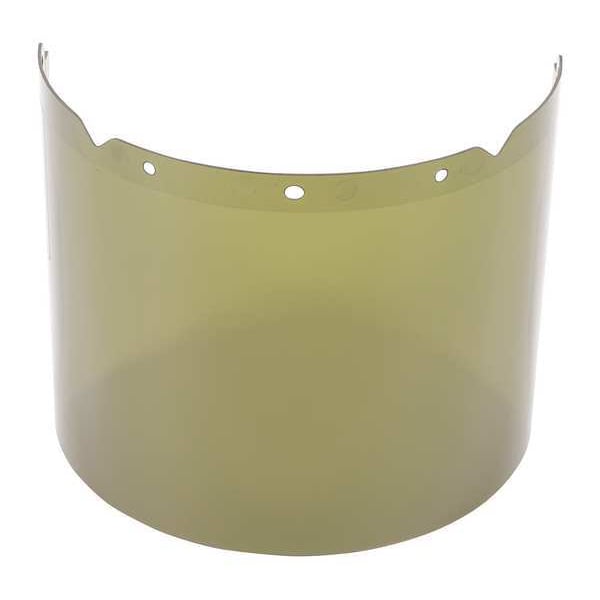 Msa Safety Faceshield Visor, Green Visor, Polycarbonate, Anti-Fog ; Anti-Scratch Lens, Green - 10115859