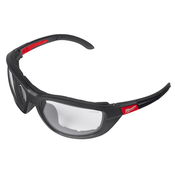 Milwaukee Tool Clear Performance Safety Glasses w/Gasket - 48-73-2040
