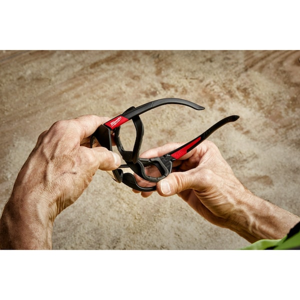 Milwaukee Tool Clear Performance Safety Glasses w/Gasket - 48-73-2040