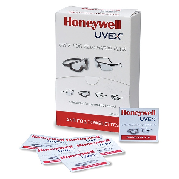 Honeywell Uvex Uvex, Fog Eliminating Cloths, 100 PK - S479