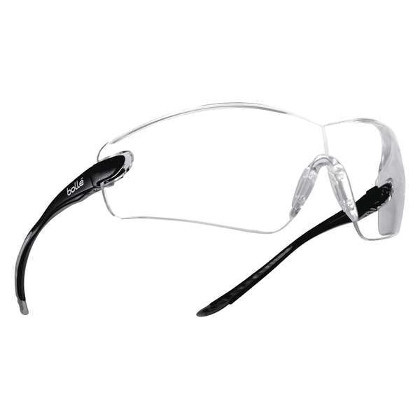 Bolle Safety Cobra, Safety Glasses Anti-Fog, Anti-Static & Anti-Scratch, Clear Lens, Frameless, Wraparound - 40037