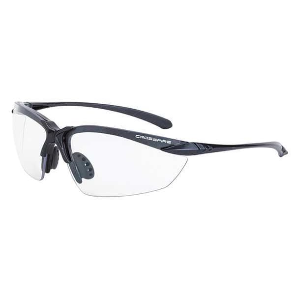 Radians Sniper, Safety Glasses Anti-Scratch, Clear Lens, Half-Frame, Wraparound - 924