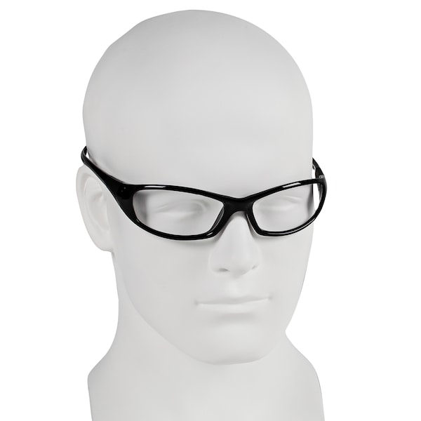Kleenguard V40 HellRaiser, Safety Glasses Anti-Scratch, Clear Lens, Full-Frame, Wraparound - 20539