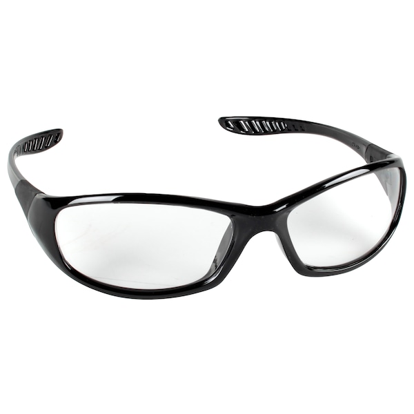 Kleenguard V40 HellRaiser, Safety Glasses Anti-Scratch, Clear Lens, Full-Frame, Wraparound - 20539