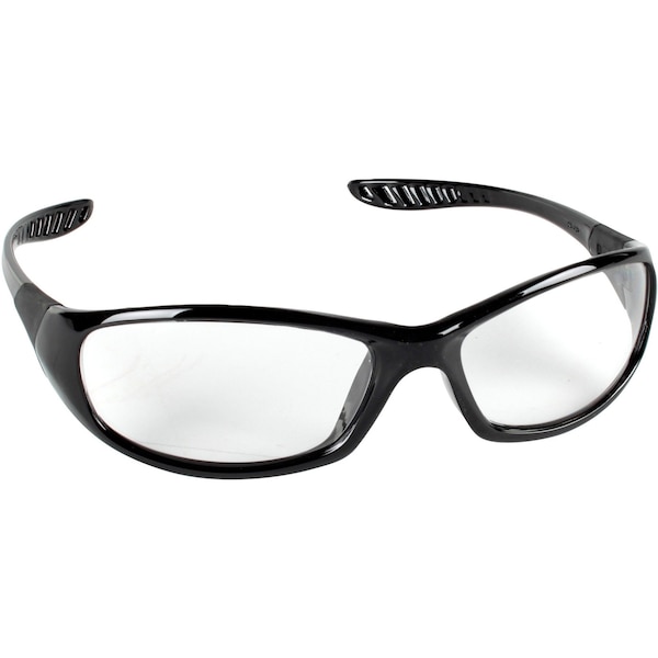 Kleenguard V40 HellRaiser, Safety Glasses Anti-Scratch, Clear Lens, Full-Frame, Wraparound - 20539