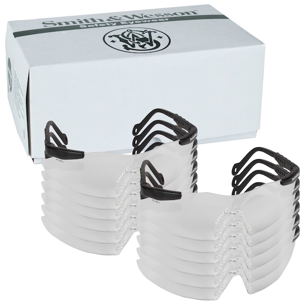 Smith & Wesson Magnum 3G, Safety Glasses Anti-Fog, Clear Lens, Frameless, Wraparound - 19794
