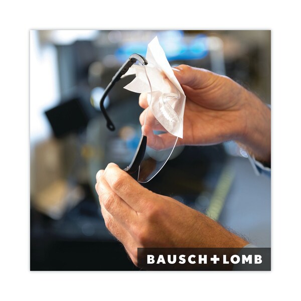 Bausch + Lomb Sight Savers Pre-Moistened Anti-Fog Tissues with Silicone, PK100 - 8576
