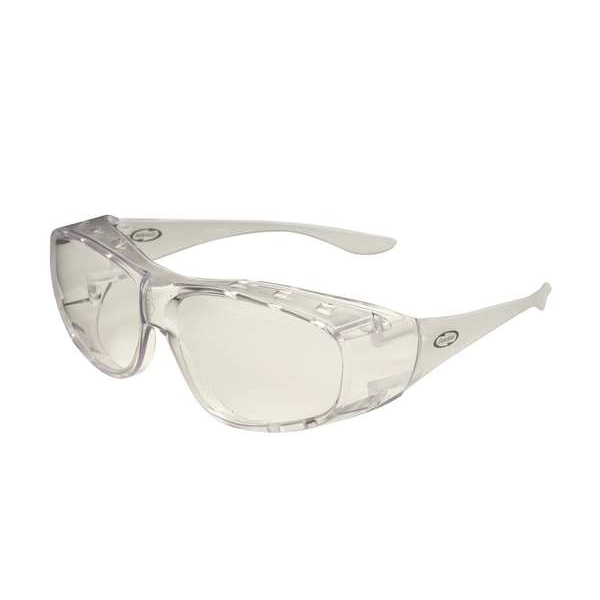 Guardian Guardian, Safety Glasses Scratch Resistant, Smoke Lens, Frameless, OTG - 29G88HS