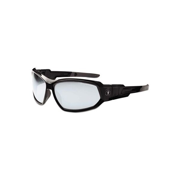 Ergodyne ergodyne, Skullerz Loki Safety Glasses/goggles, Black Frame/in/outdoor Lens, nylon/polycarb - 56080