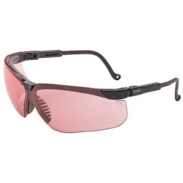 Honeywell Uvex Safety Glasses, Wraparound Vermillion Polycarbonate Lens, 10PK - 763-S3210HS
