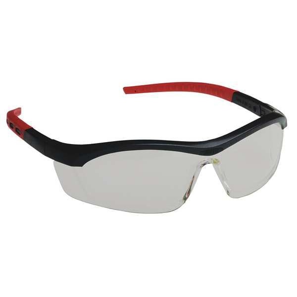 Honeywell Uvex Tornado F5, Safety Glasses Anti-Fog, Anti-Static & Anti-Scratch, Clear Lens, Half-Frame, Wraparound - T58505B