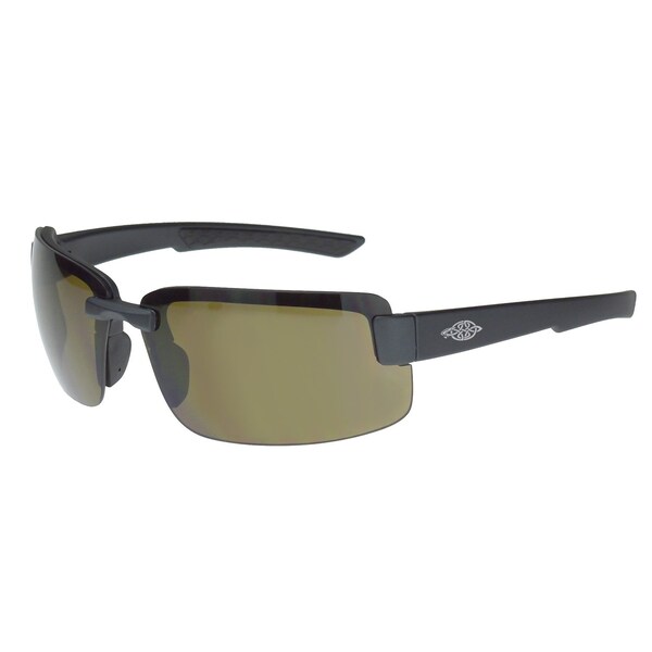 Crossfire ES6, Safety Glasses Anti-Scratch, Polarized, Brown POL Lens - 440613